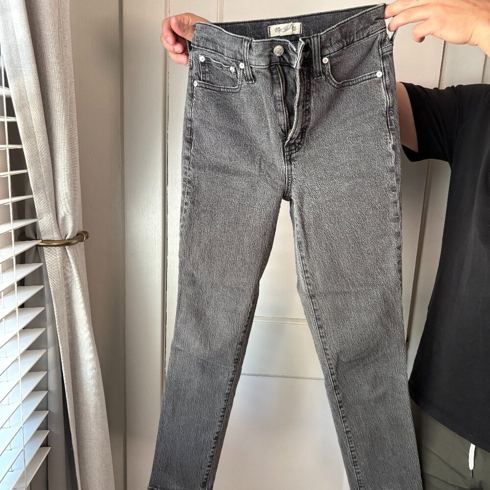 Madewell Perfect Vintage Jeans in Gray Wash Size 24